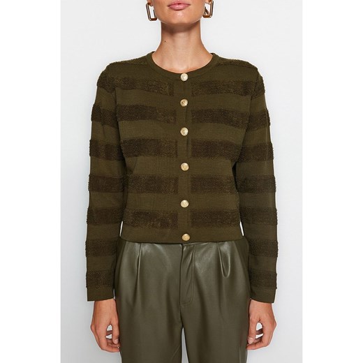 trendyol Kardigan w kolorze khaki Trendyol M wyprzedaż Limango Polska