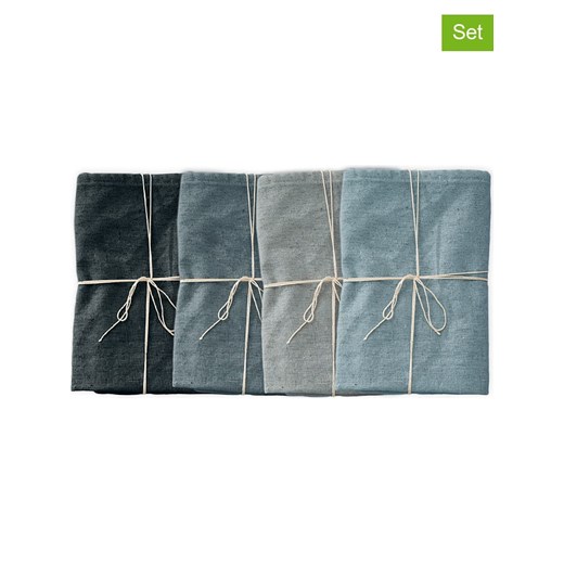 Madre Selva Serwetki (4 szt.) &quot;Blue Gradient&quot; w kolorze niebieskim - 40 x 20 cm ze sklepu Limango Polska w kategorii Akcesoria kuchenne - zdjęcie 178069249