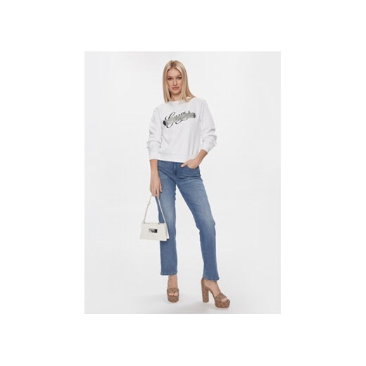 Guess Bluza W4RQ15 K9Z21 Biały Regular Fit Guess XS MODIVO