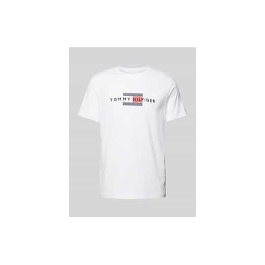 T-shirt z nadrukiem z logo ze sklepu Peek&Cloppenburg  w kategorii T-shirty męskie - zdjęcie 178071765