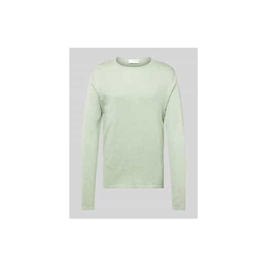 Sweter z dzianiny z okrągłym dekoltem model ‘Rome’ ze sklepu Peek&Cloppenburg  w kategorii Swetry męskie - zdjęcie 178071775