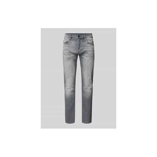 Jeansy o kroju slim fit z efektem znoszenia ze sklepu Peek&Cloppenburg  w kategorii Jeansy męskie - zdjęcie 178071897