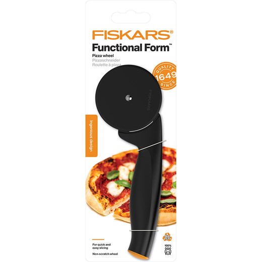 Fiskars Krajalnica &quot;Functional Form&quot; w kolorze czarnym do pizzy - dł. 18,8 cm ze sklepu Limango Polska w kategorii Akcesoria kuchenne - zdjęcie 178072756