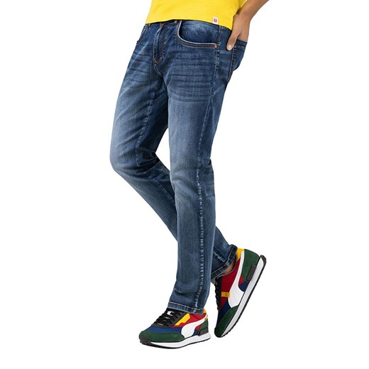 Timezone Dżinsy &quot;ScottTZ&quot; - Slim fit - w kolorze granatowym ze sklepu Limango Polska w kategorii Jeansy męskie - zdjęcie 178072837