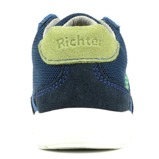 Richter Shoes Skórzane sneakersy "Hero" w kolorze granatowym 24 okazyjna cena Limango Polska