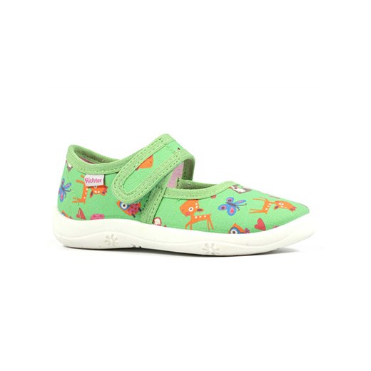 Richter Shoes Kapcie "Mia" w kolorze zielonym 26 okazja Limango Polska