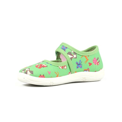 Richter Shoes Kapcie "Mia" w kolorze zielonym 29 wyprzedaż Limango Polska