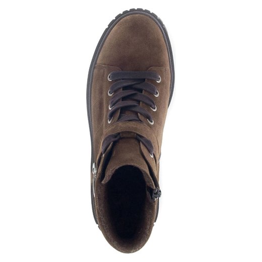 Gabor Skórzane botki w kolorze brązowym Gabor 42 okazyjna cena Limango Polska