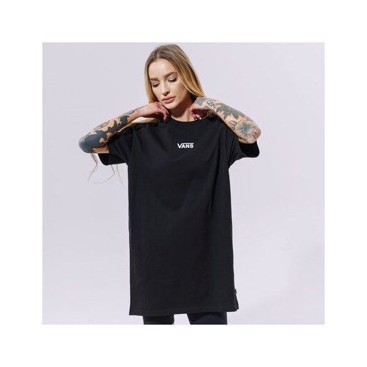 VANS SUKIENKA WM CENTER VEE TEE DRESS BLACK ze sklepu Sizeer w kategorii Sukienki - zdjęcie 178073849