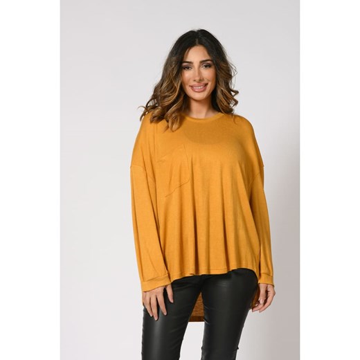 Plus Size Company Koszulka &quot;Hubis&quot; w kolorze musztardowym ze sklepu Limango Polska w kategorii Bluzki damskie - zdjęcie 178074846