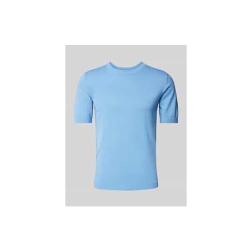 Bluzka z dzianiny z okrągłym dekoltem ze sklepu Peek&Cloppenburg  w kategorii T-shirty męskie - zdjęcie 178076898