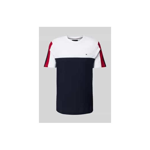 T-shirt z wyhaftowanym logo ze sklepu Peek&Cloppenburg  w kategorii T-shirty męskie - zdjęcie 178077069