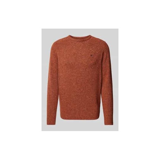 Sweter z dzianiny z mieszanki wełny z okrągłym dekoltem ze sklepu Peek&Cloppenburg  w kategorii Swetry męskie - zdjęcie 178077188