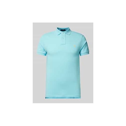 Koszulka polo z wyhaftowanym logo ze sklepu Peek&Cloppenburg  w kategorii T-shirty męskie - zdjęcie 178077378