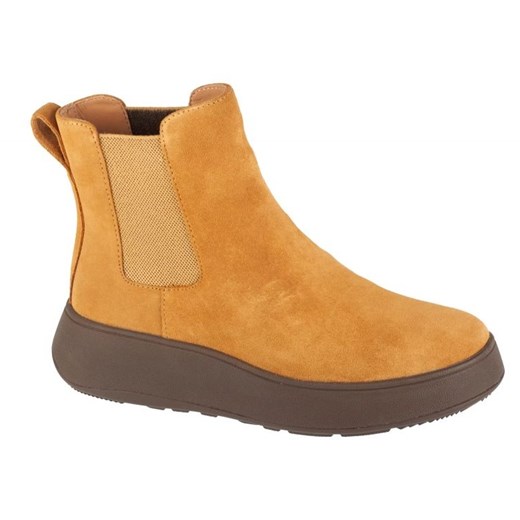 Buty FitFlop F-Mode GR7-A77 brązowe ze sklepu ButyModne.pl w kategorii Botki - zdjęcie 178077868