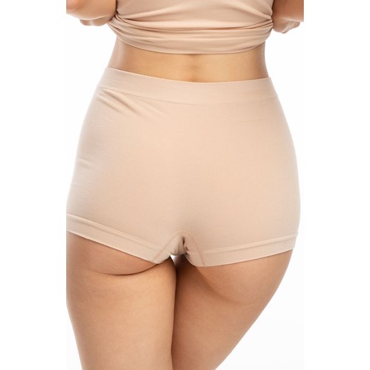 Figi damskie z przedłużoną nogawką beżowe Bamboo Boyshorts, Kolor beżowy, Rozmiar 2XL, Julimex ze sklepu Primodo w kategorii Majtki damskie - zdjęcie 178078386