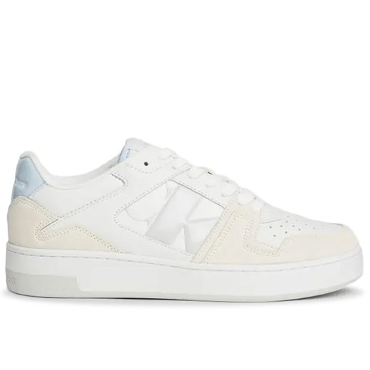 Buty Calvin Klein Basket Cupsole Low Mix NBS YW0YW01388-0LB - białe ze sklepu streetstyle24.pl w kategorii Buty sportowe damskie - zdjęcie 178079286