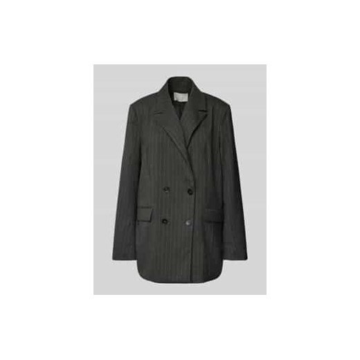 Żakiet o kroju oversized z kołnierzem z połami model ‘Delphine’ ze sklepu Peek&Cloppenburg  w kategorii Marynarki damskie - zdjęcie 178082988