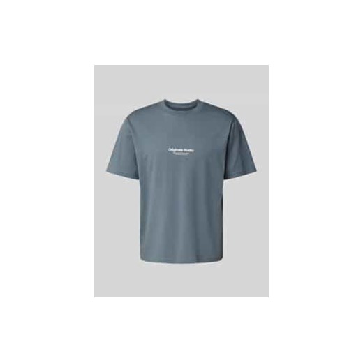 T-shirt z nadrukiem z logo model ‘VESTERBRO’ ze sklepu Peek&Cloppenburg  w kategorii T-shirty męskie - zdjęcie 178083846