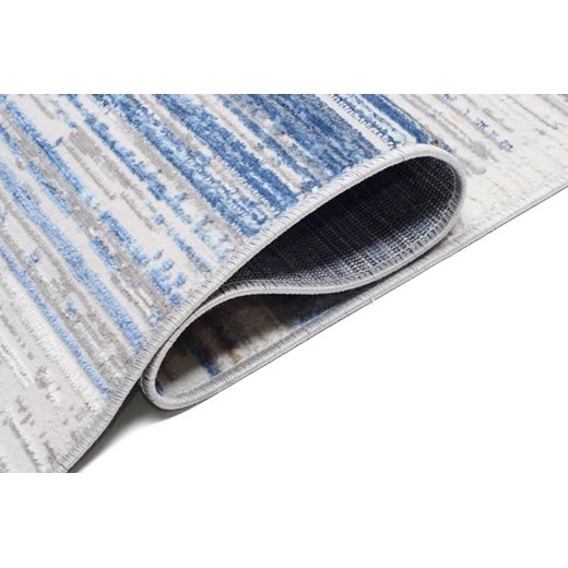 Szaro-niebieski geometryczny chodnik nowoczesny - Evato 9X Profeos One Size Edinos.pl