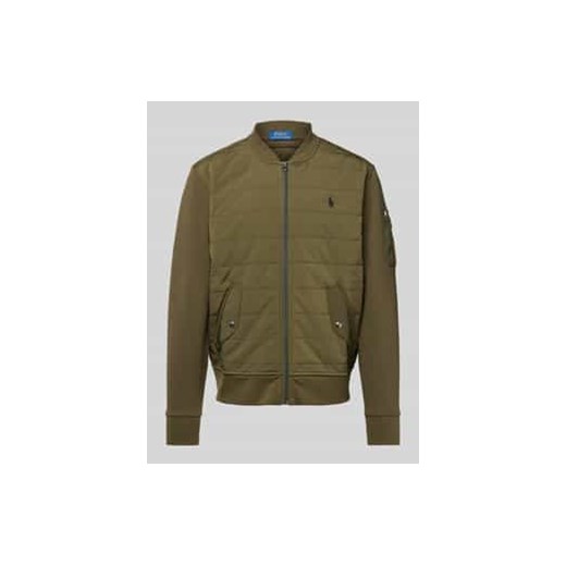 Bluza rozpinana z wyhaftowanym logo ze sklepu Peek&Cloppenburg  w kategorii Bluzy męskie - zdjęcie 178084266