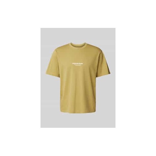 T-shirt z nadrukiem z logo model ‘VESTERBRO’ ze sklepu Peek&Cloppenburg  w kategorii T-shirty męskie - zdjęcie 178084277