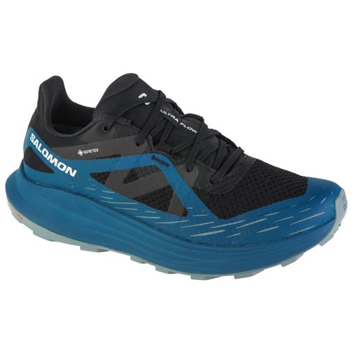 Buty do biegania Salomon Ultra Flow Gtx 474739 czarne ze sklepu ButyModne.pl w kategorii Buty sportowe męskie - zdjęcie 178084378