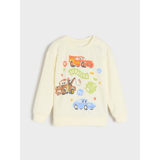 Sinsay - Komplet dzianinowy Auta - kremowy Sinsay 92 Sinsay