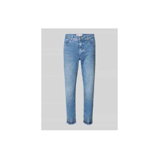 Jeansy o skróconym kroju slim fit model ‘ORNELLA’ ze sklepu Peek&Cloppenburg  w kategorii Jeansy damskie - zdjęcie 178087938