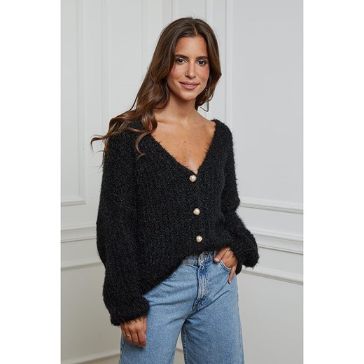 L&apos;armoire de Suzette Kardigan w kolorze czarnym ze sklepu Limango Polska w kategorii Swetry damskie - zdjęcie 178088448