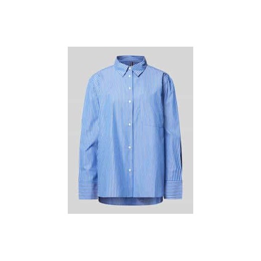 Bluzka koszulowa o kroju regular fit z listwą guzikową na całej długości ze sklepu Peek&Cloppenburg  w kategorii Koszule damskie - zdjęcie 178089119