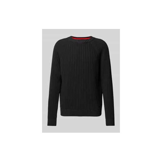 Sweter z dzianiny z okrągłym dekoltem model ‘Sribben’ ze sklepu Peek&Cloppenburg  w kategorii Swetry męskie - zdjęcie 178089257