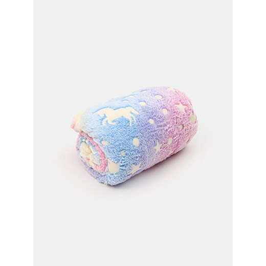 Sinsay - Koc świecący w ciemności - wielobarwny Sinsay One Size Sinsay