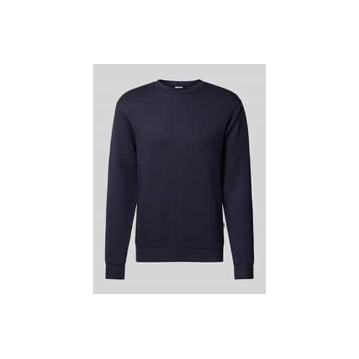 Bluza z prążkowanymi wykończeniami model ‘EMANUEL’ ze sklepu Peek&Cloppenburg  w kategorii Bluzy męskie - zdjęcie 178090876