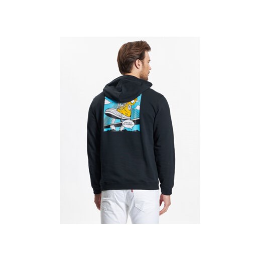 Converse Bluza 10024614-A02 Czarny Standard Fit Converse S MODIVO