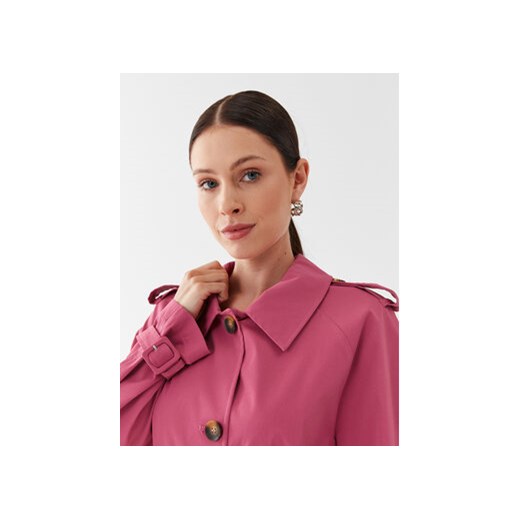 ONLY Trencz 15285115 Różowy Regular Fit M MODIVO