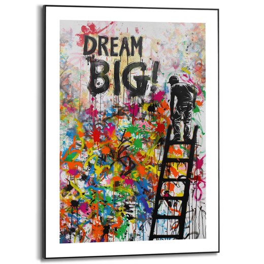 Orangewallz Druk artystyczny &quot;Party Ladder&quot; w ramce - 50 x 70 cm ze sklepu Limango Polska w kategorii Obrazy - zdjęcie 178093355
