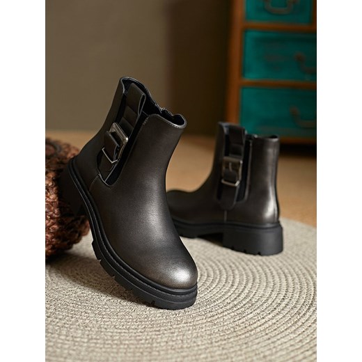 Sixth Sens Botki w kolorze antracytowym Sixth Sens 41 Limango Polska okazja