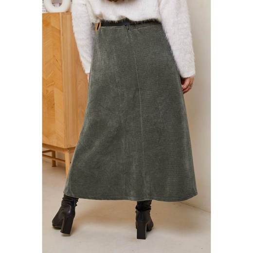 Curvy Lady Spódnica w kolorze khaki Curvy Lady 40/42 wyprzedaż Limango Polska