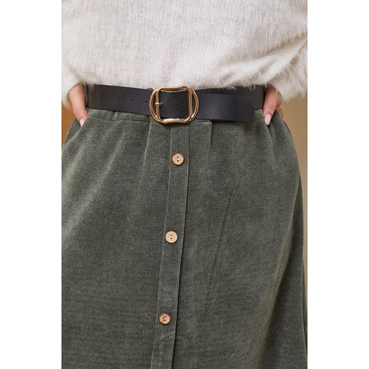 Curvy Lady Spódnica w kolorze khaki Curvy Lady 40/42 wyprzedaż Limango Polska