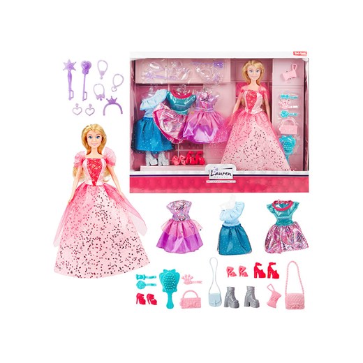 Toi-Toys Lalka &quot;Lauren - Party&quot; z akcesoriami - 3+ (produkt niespodzianka) ze sklepu Limango Polska w kategorii Zabawki - zdjęcie 178093399