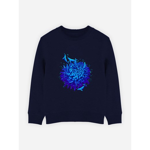 WOOOP Bluza &quot;Sea Flower&quot; w kolorze granatowym ze sklepu Limango Polska w kategorii Bluzy dziewczęce - zdjęcie 178093995