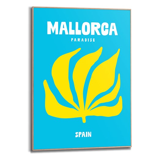Orangewallz Druk artystyczny &quot;Destination Mallorca&quot; w ramce - 50 x 70 cm ze sklepu Limango Polska w kategorii Obrazy - zdjęcie 178094106