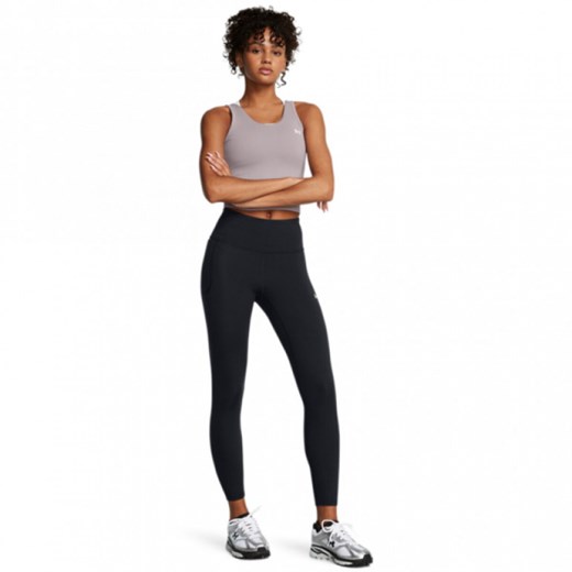 Damskie legginsy treningowe Under Armour Motion Ankle Leg Emea - czarne ze sklepu Sportstylestory.com w kategorii Spodnie damskie - zdjęcie 178095369