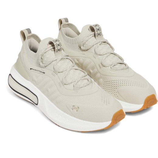 Męskie sneakersy Under Armour UA Phantom 4 - beżowe ze sklepu Sportstylestory.com w kategorii Buty sportowe męskie - zdjęcie 178095557