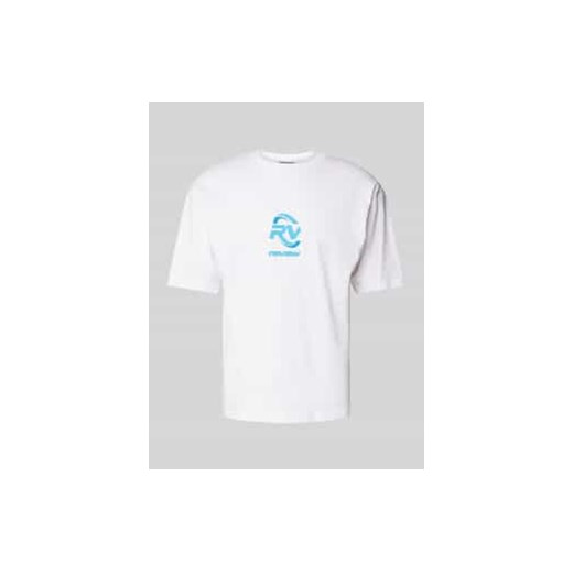 T-shirt z nadrukiem z logo ze sklepu Peek&Cloppenburg  w kategorii T-shirty męskie - zdjęcie 178095776