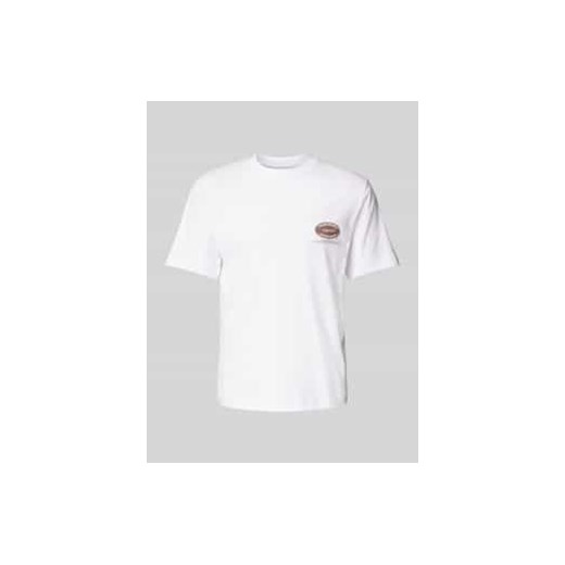 T-shirt z nadrukiem z logo model ‘BOSTON’ ze sklepu Peek&Cloppenburg  w kategorii T-shirty męskie - zdjęcie 178095966