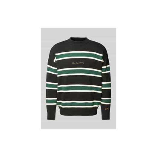 Sweter z dzianiny z okrągłym dekoltem ze sklepu Peek&Cloppenburg  w kategorii Swetry męskie - zdjęcie 178095989