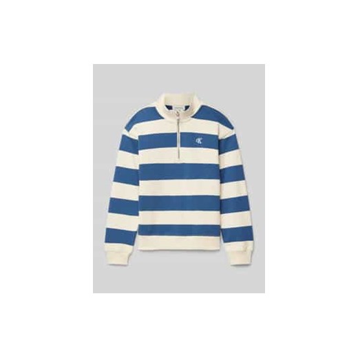 Bluza z wyhaftowanym logo model ‘TERRY’ ze sklepu Peek&Cloppenburg  w kategorii Bluzy chłopięce - zdjęcie 178095997