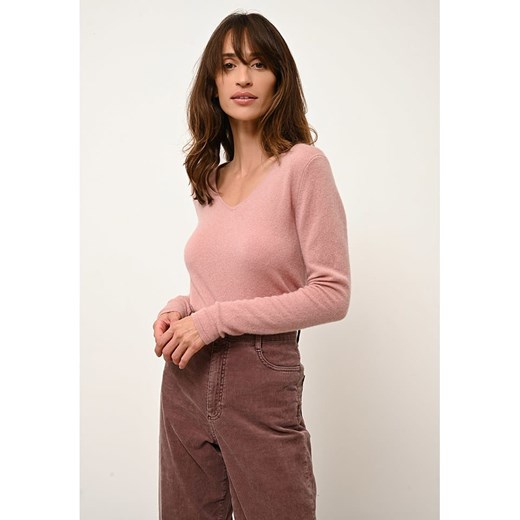 Just Cashmere Kaszmirowy sweter &quot;Joan&quot; w kolorze jasnoróżowym ze sklepu Limango Polska w kategorii Swetry damskie - zdjęcie 178099269